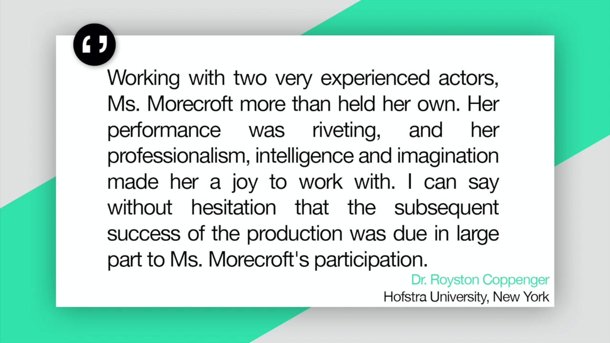 Dr. Royston Coppenger